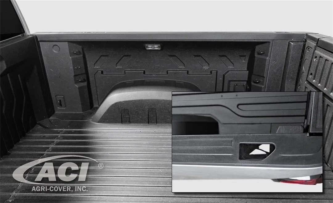 42459 – ACCESS Tonneau Cover, Soft Roll-Up Hook And Loop Low Profile Black Vinyl Lockable Using Tail - view 2